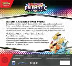 Pokemon TCG : Scarlet & Violet (SV 8.5) Prismatic Evolutions Poster Coll. -Little Things Toys 100 10041 000 005