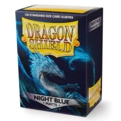Dragon Shield Standard Matte Sleeves - Night Blue (100 Sleeves)