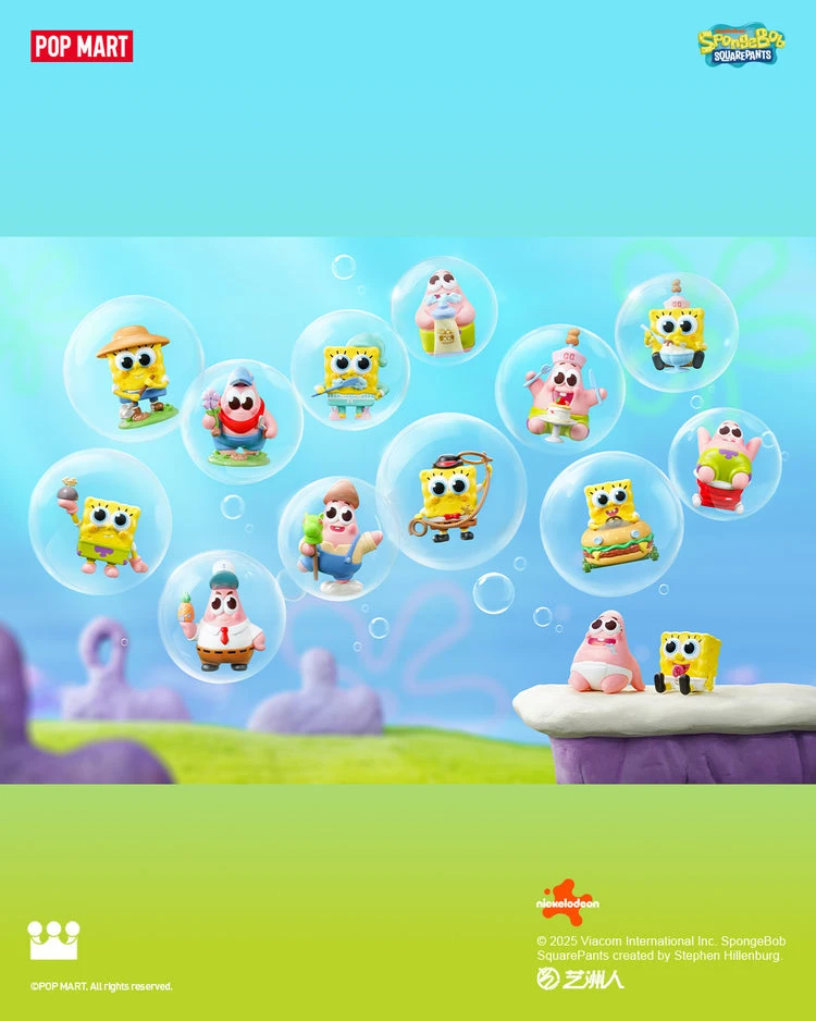 SpongeBob Best Friends Series Figures By Pop Mart (1 Random) 2 SpongeBob Best Friends Series Figures By Pop Mart (1 Random) - Image 2