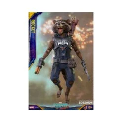 Hot Toys Rocket (Regular) GOTG Vol 2 - MMS - Sixth Scale Figure 6 Hot Toys Rocket (Regular) GOTG Vol 2 - MMS - Sixth Scale Figure -Little Things Toys 182735 000 003