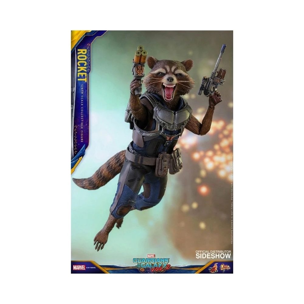 Hot Toys Rocket (Regular) GOTG Vol 2 - MMS - Sixth Scale Figure 4 Hot Toys Rocket (Regular) GOTG Vol 2 - MMS - Sixth Scale Figure - Image 4
