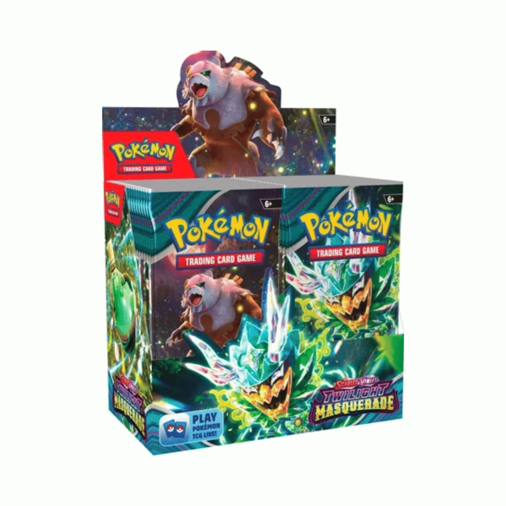Pokemon TCG: Scarlet & Violet SV06- Twilight Masquerade Booster BOX 2 Pokemon TCG: Scarlet & Violet SV06- Twilight Masquerade Booster BOX - Image 2