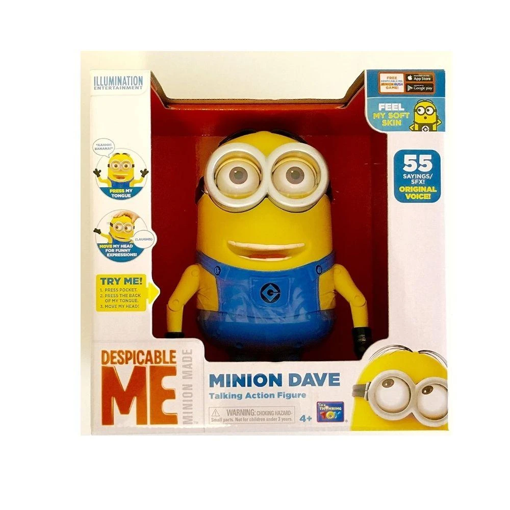 Despicable Me Minion Dave Talking Action Figure 1 Despicable Me Minion Dave Talking Action Figure