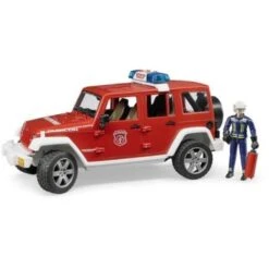 Bruder Jeep Wrangler Unlimited Rubicon Fire Department Vehicle With