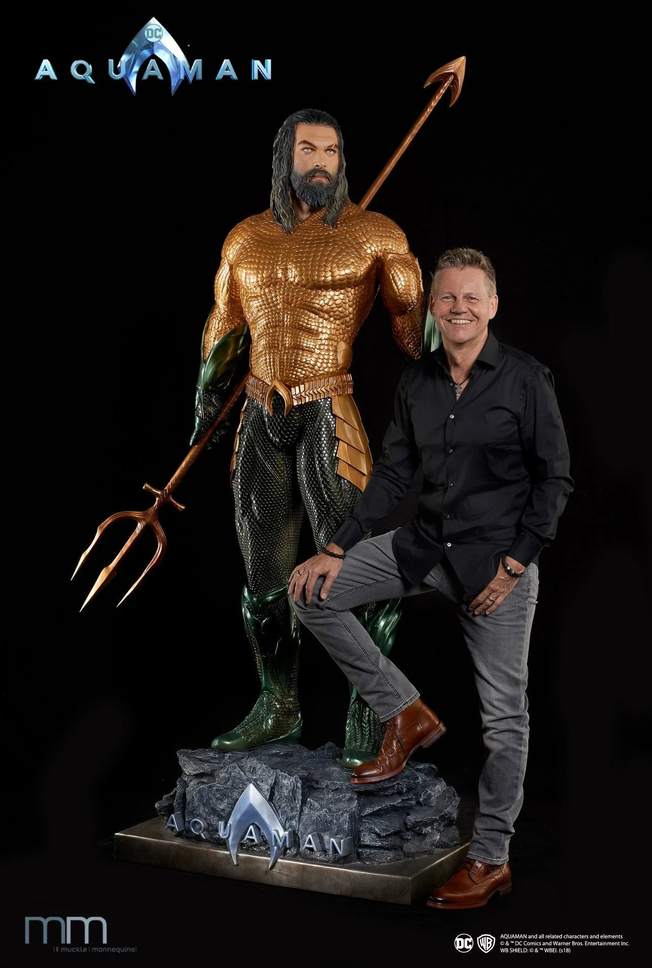Aquaman Movie 2018 Life Size Statue By Muckle Mannequins 3 Aquaman Movie 2018 Life Size Statue By Muckle Mannequins - Image 3