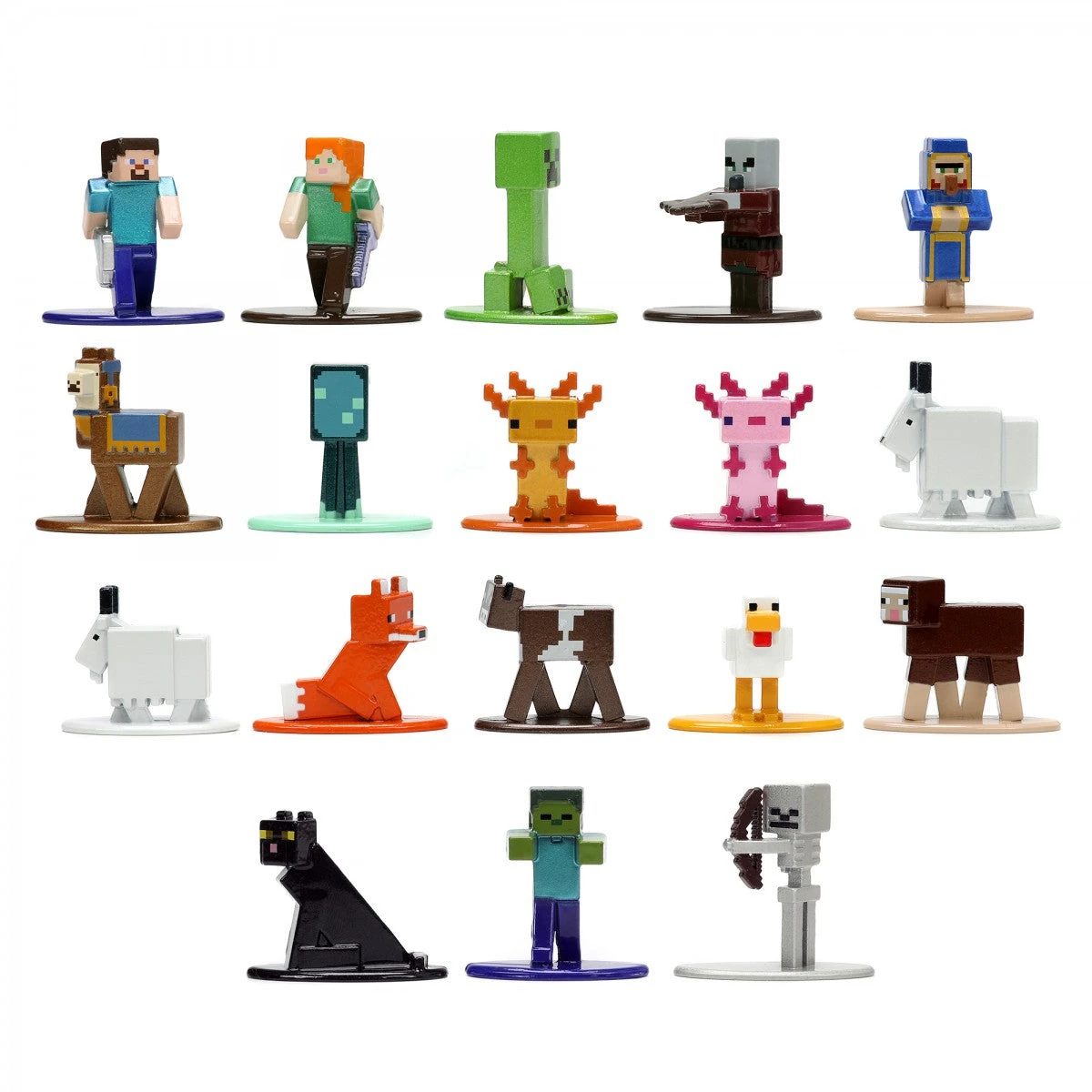 Minecraft Caves And CliffsNano Figures Multi Pack By Jada 2 Minecraft Caves And CliffsNano Figures Multi Pack By Jada - Image 2