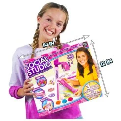 Compound Kings Social Studio Slime Play Kit -Little Things Toys 300924 000 003