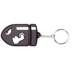 Difuzed Nintendo - Bullet Bill Rubber Keychain