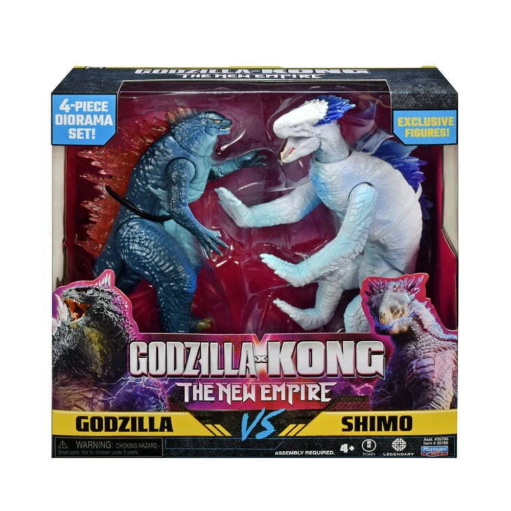 Godzilla X Kong Basic Fig. 6" 2-Pack - Godzilla Vs Shimo 1 Godzilla X Kong Basic Fig. 6" 2-Pack - Godzilla Vs Shimo