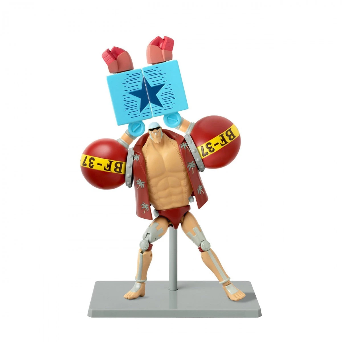 One Piece Franky 6.5 Anime Heroes Action Figure By Bandai 2 One Piece Franky 6.5 Anime Heroes Action Figure By Bandai - Image 2