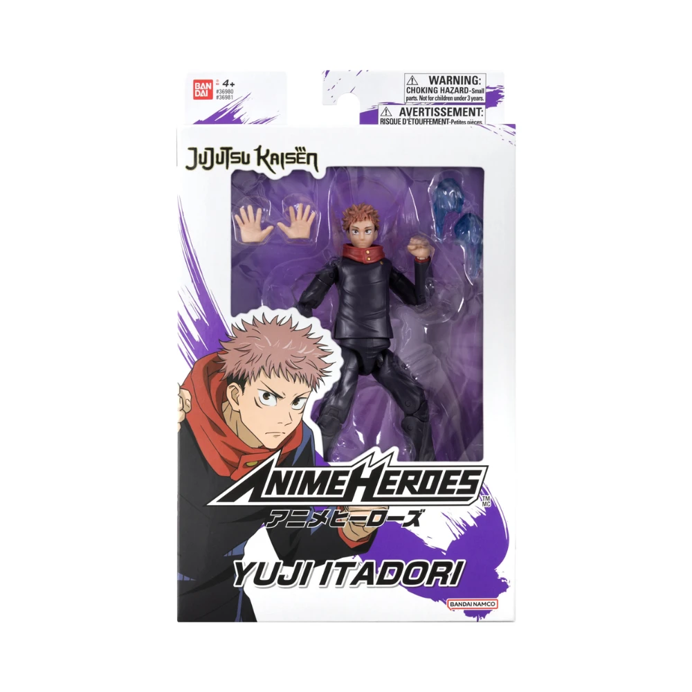 Bandai Jujutsu Kaisen Yuji Itadori 6.5" Anime Heroes Action Figure 1 Bandai Jujutsu Kaisen Yuji Itadori 6.5" Anime Heroes Action Figure