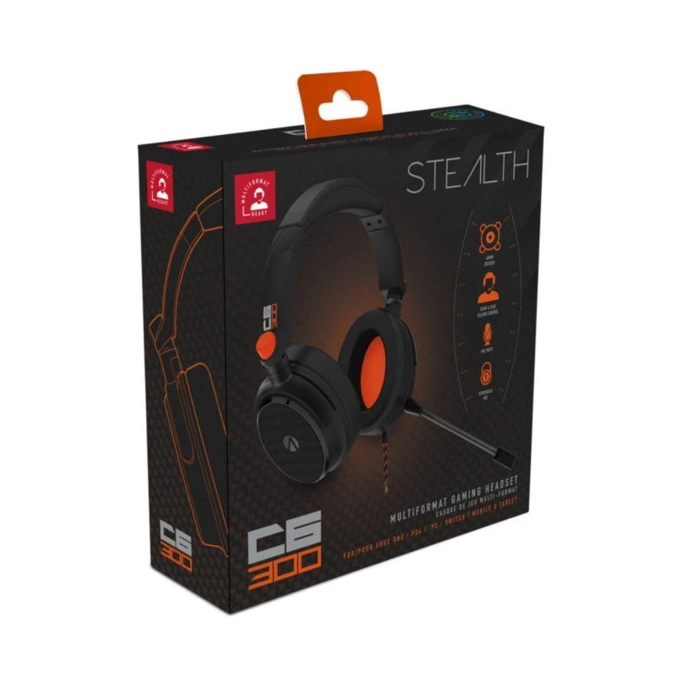 Multiformat Stereo HS Wired Stealth C6 300 1 Multiformat Stereo HS Wired Stealth C6 300