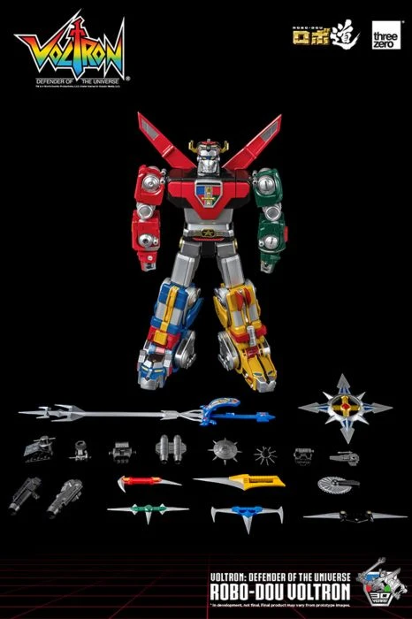 Voltron: Defender Of The Universe Robo-Dou Voltron 10” Action Figure By Threezero 5 Voltron: Defender Of The Universe Robo-Dou Voltron 10” Action Figure By Threezero - Image 5