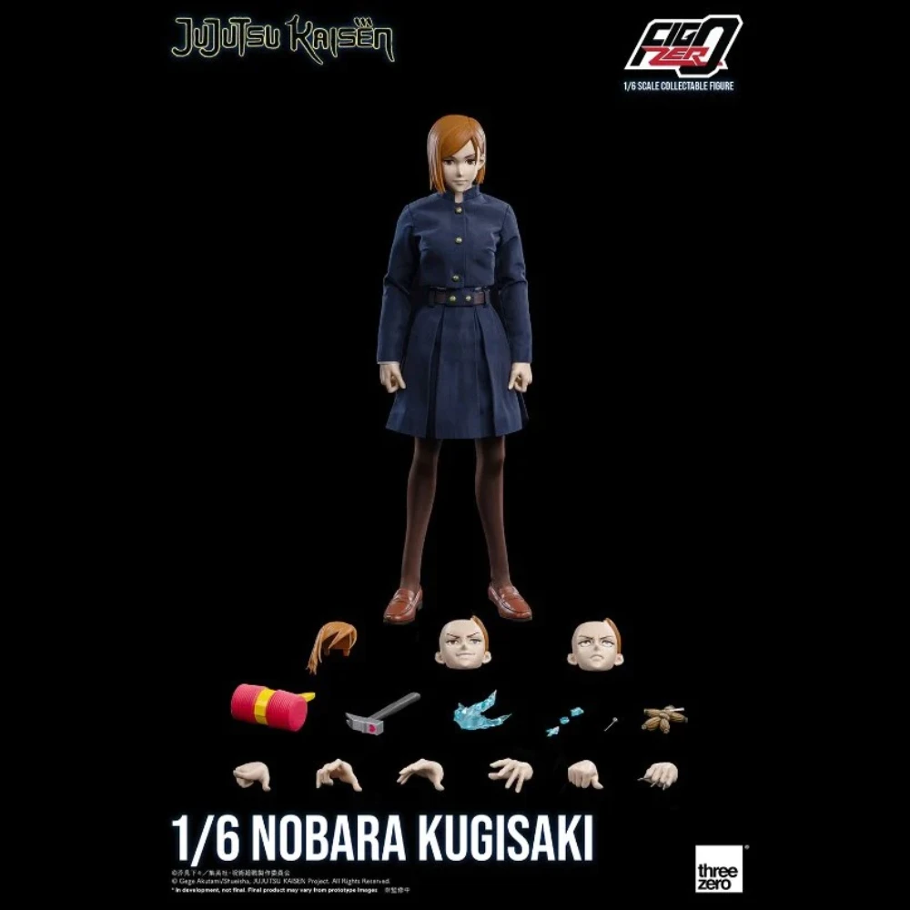 Jujutsu Kaisen Nobara Kugisaki 1/6 Scale FigZero Action Figure By ThreeZero 1 Jujutsu Kaisen Nobara Kugisaki 1/6 Scale FigZero Action Figure By ThreeZero