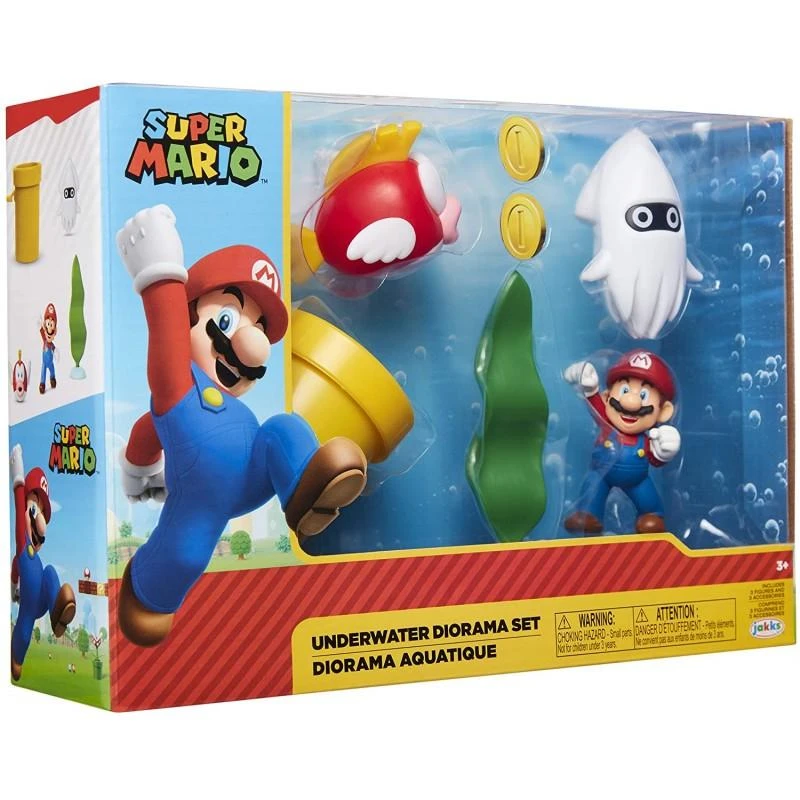 JAKKS PACIFIC Nintendo 2.5" Fig 5-Pack Underwater Diorama Set 4 JAKKS PACIFIC Nintendo 2.5" Fig 5-Pack Underwater Diorama Set - Image 4