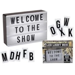 Out Of The Blue Illuminated Plastic Display Board With 60 Letters & Symbols