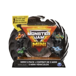 SPIN MASTER Monster Jam Mini Scale Vehicles 5-PK