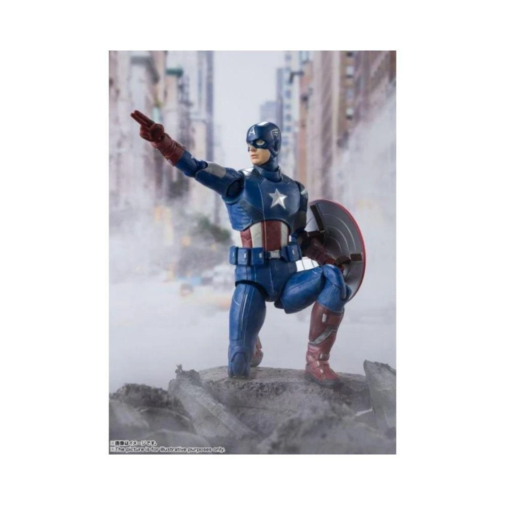 Bandai Tamashii : S.H.Figuarts - Captain America - Avengers Assemble Edition 3 Bandai Tamashii : S.H.Figuarts - Captain America - Avengers Assemble Edition - Image 3