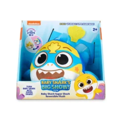 Baby Shark Big Show Reversible Plush Super Shark