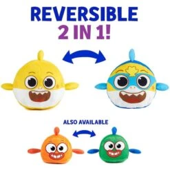 Baby Shark Big Show Reversible Plush Super Shark -Little Things Toys 61427 000 003