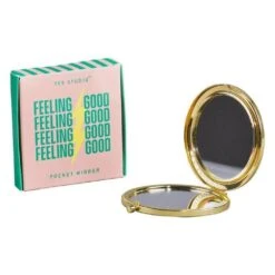 Compact Mirror Green