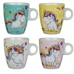 Out Of The Blue Porcelain Mug - Comic Unicorn