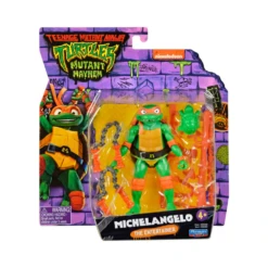 Teenage Mutant Ninja Turtles Mutant Mayhem Michelangelo The Entertainer Figure