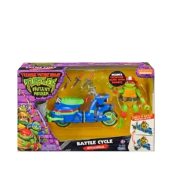 Teenage Mutant Ninja Turtles Mutant Mayhem Battle Cycle With Raphael