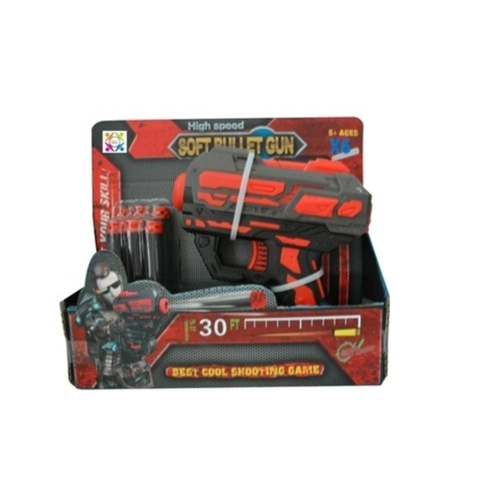 Roll Up Kids - High Speed Pistol Soft Bullet Gun 1 Roll Up Kids - High Speed Pistol Soft Bullet Gun