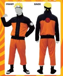 Naruto Costume Mens - Medium 5 Naruto Costume Mens - Medium -Little Things Toys 919158 000 003