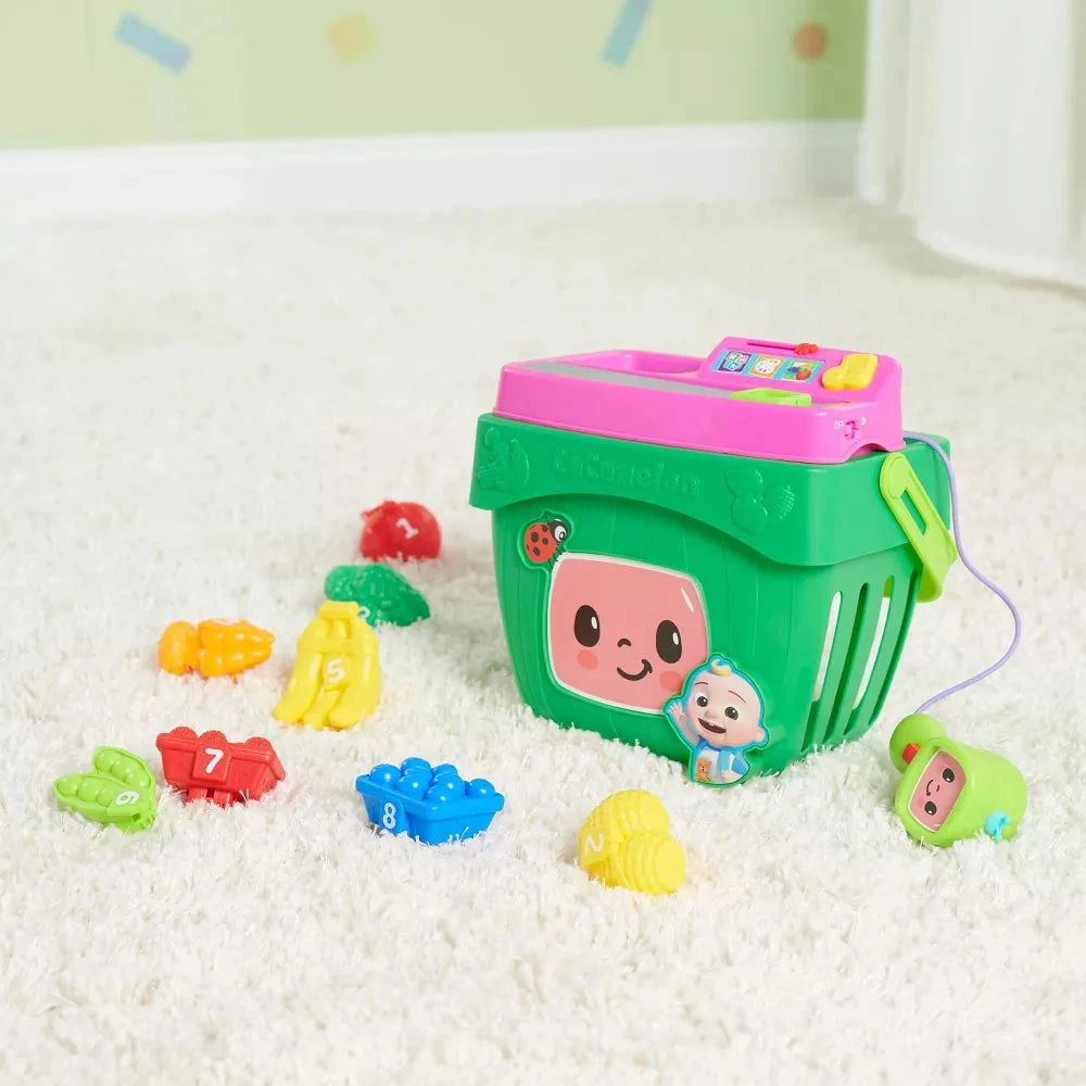 JAZWARES Cocomelon Veggie Fun Learning Basket 4 JAZWARES Cocomelon Veggie Fun Learning Basket - Image 4