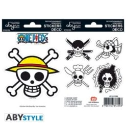 ONE PIECE - Stickers - 16x11cm/ 2 Sheets - Pirates Flag