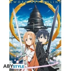 Sword Art Online Asuna & Kirito Aincrad 52X38 Cm Poster By Abysse
