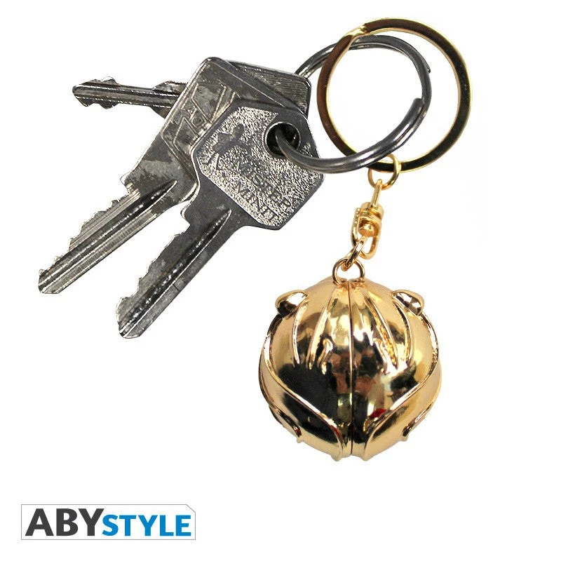 Harry Potter "Golden Snitch"Metal Keychain By Abystyle 2 Harry Potter "Golden Snitch"Metal Keychain By Abystyle - Image 2