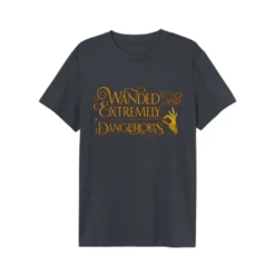 Fantastic Beasts Wanded Tshirt Dark Grey By Abysse