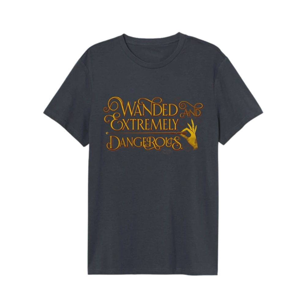 Fantastic Beasts Wanded Tshirt Dark Grey By Abysse 1 Fantastic Beasts Wanded Tshirt Dark Grey By Abysse