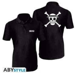 One Piece - Polo "Skull Luffy' Homme Mc Noir