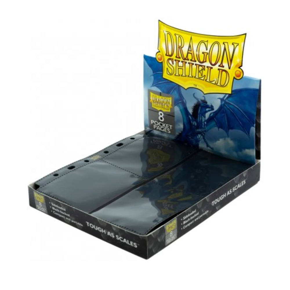 Dragon Shield 8 Pocket Binder Pages - Clear (50 Pcs.) 1 Dragon Shield 8 Pocket Binder Pages - Clear (50 Pcs.)