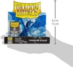 Dragon Shield 8 Pocket Binder Pages - Clear (50 Pcs.) 5 Dragon Shield 8 Pocket Binder Pages - Clear (50 Pcs.) -Little Things Toys AT 10303 000 003