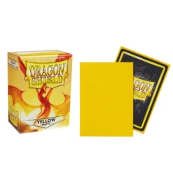 Dragon Shield Standard Sleeves - Matte Yellow (100 Sleeves)