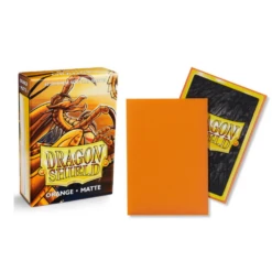 Dragon Shield Small Sleeves - Japanese Matte Orange (60 Sleeves)