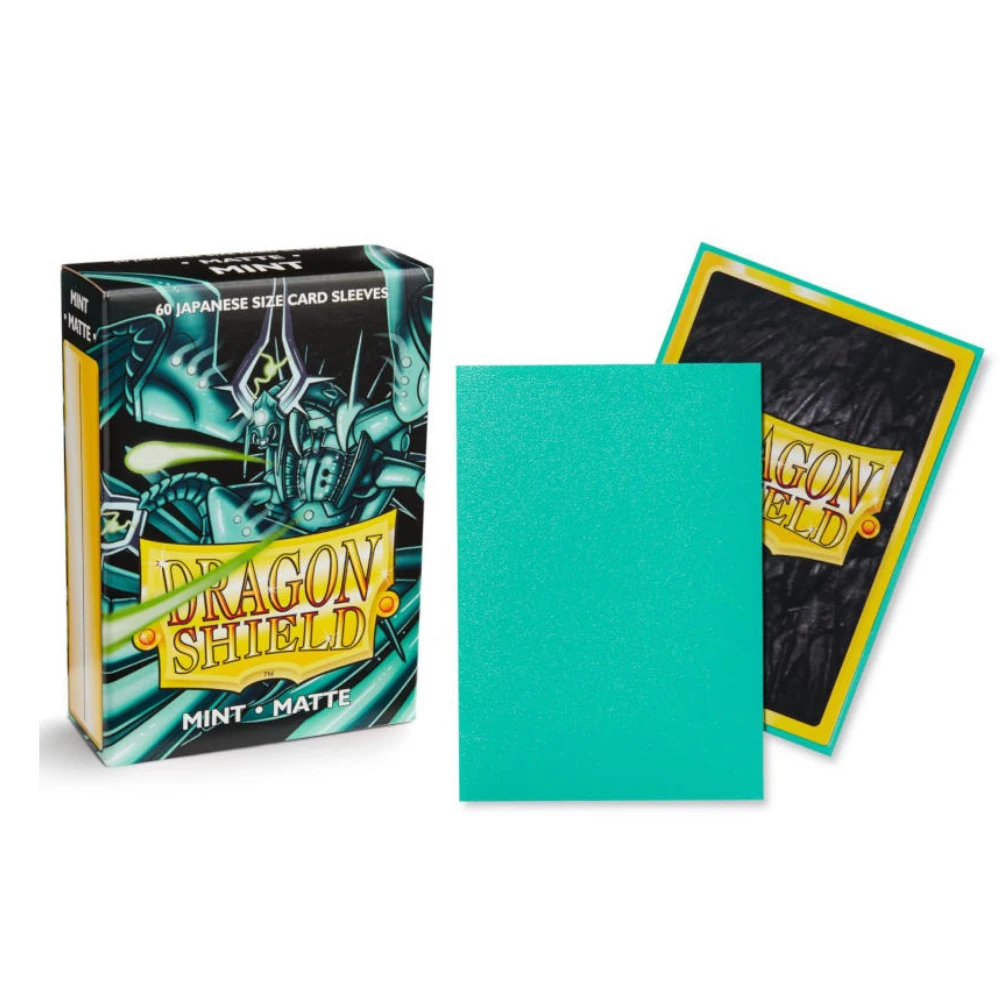 Dragon Shield Small Sleeves - Japanese Matte Mint (60 Sleeves) 1 Dragon Shield Small Sleeves - Japanese Matte Mint (60 Sleeves)