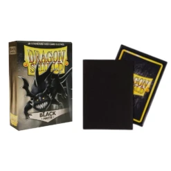 Dragon Shield Standard Sleeves - Matte Black (60 Sleeves)
