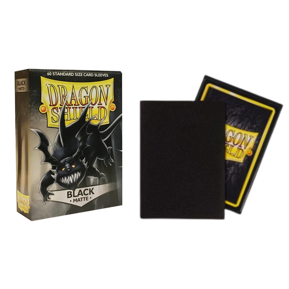 Dragon Shield Standard Sleeves - Matte Black (60 Sleeves) 1 Dragon Shield Standard Sleeves - Matte Black (60 Sleeves)