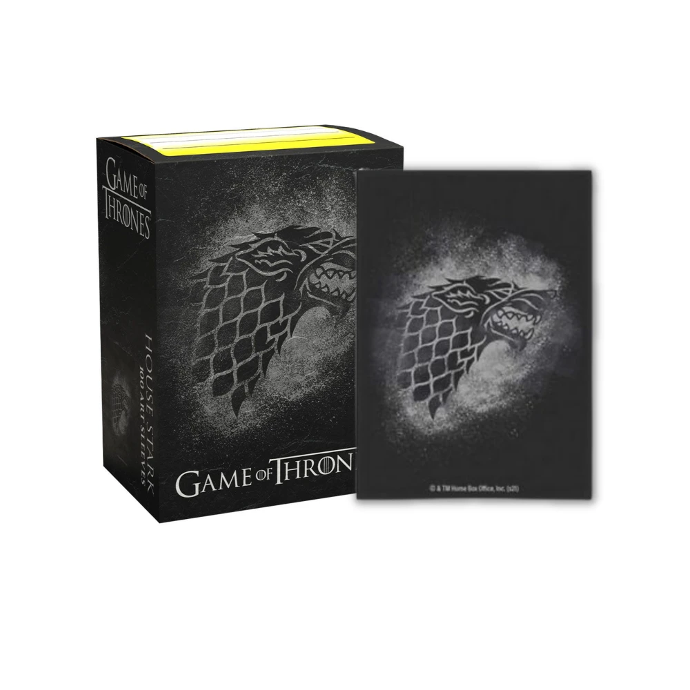 Dragon Shield Standard Sleeves - Game Of Thrones House Stark (100 Sleeves) 1 Dragon Shield Standard Sleeves - Game Of Thrones House Stark (100 Sleeves)