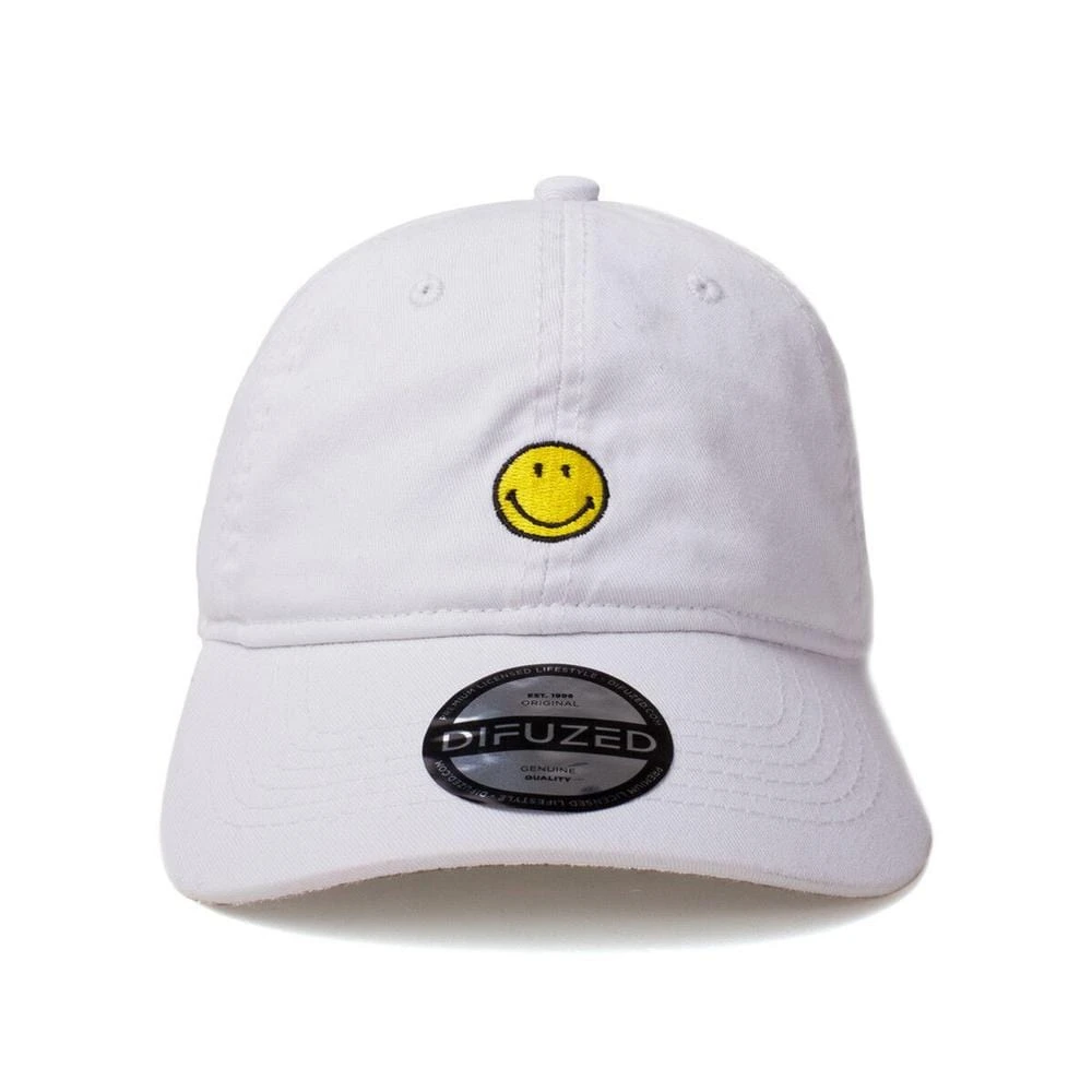 Difuzed Smiley White Cap 1 Difuzed Smiley White Cap