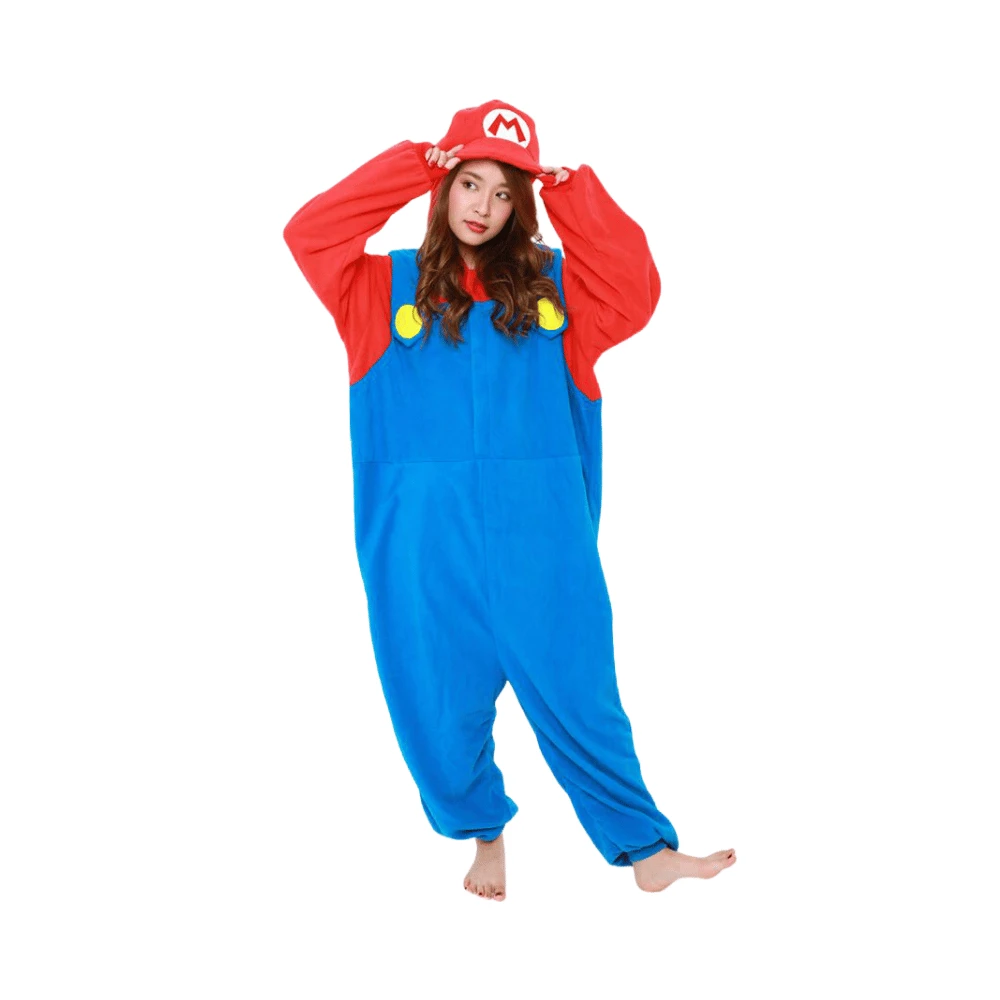 Super Mario (Adult Size) Costume By Kigurumi 1 Super Mario (Adult Size) Costume By Kigurumi