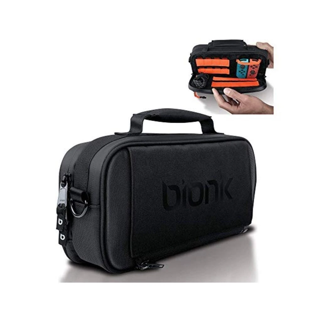 Bionik Commuter For Nintendo Switch Black 1 Bionik Commuter For Nintendo Switch Black