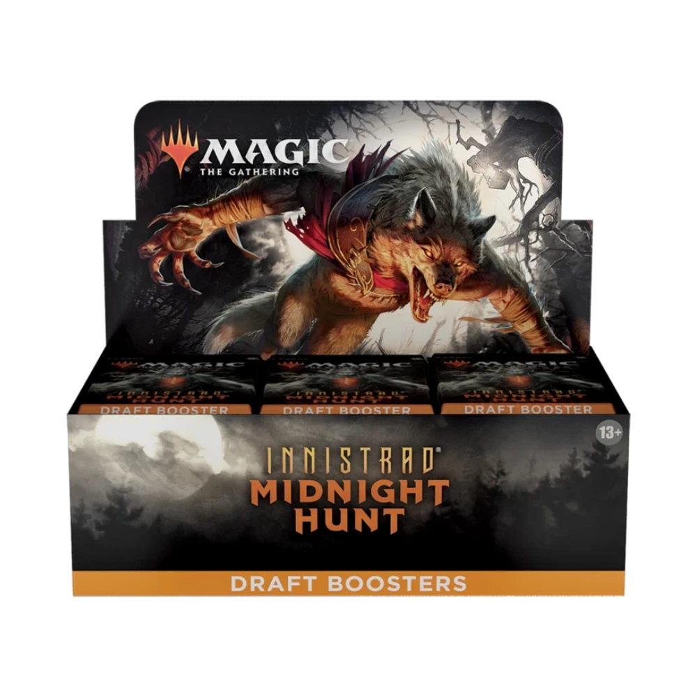 Wizards Of The Coast Magic The Gathering: Innistrad: Midnight Hunt Draft Booster Display (36 Packs) - EN 1 Wizards Of The Coast Magic The Gathering: Innistrad: Midnight Hunt Draft Booster Display (36 Packs) - EN