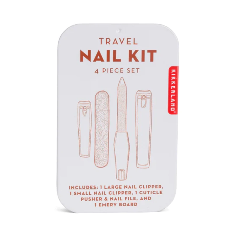 Travel Nail Kit 4-Pieces Set By Kikkerland 1 Travel Nail Kit 4-Pieces Set By Kikkerland